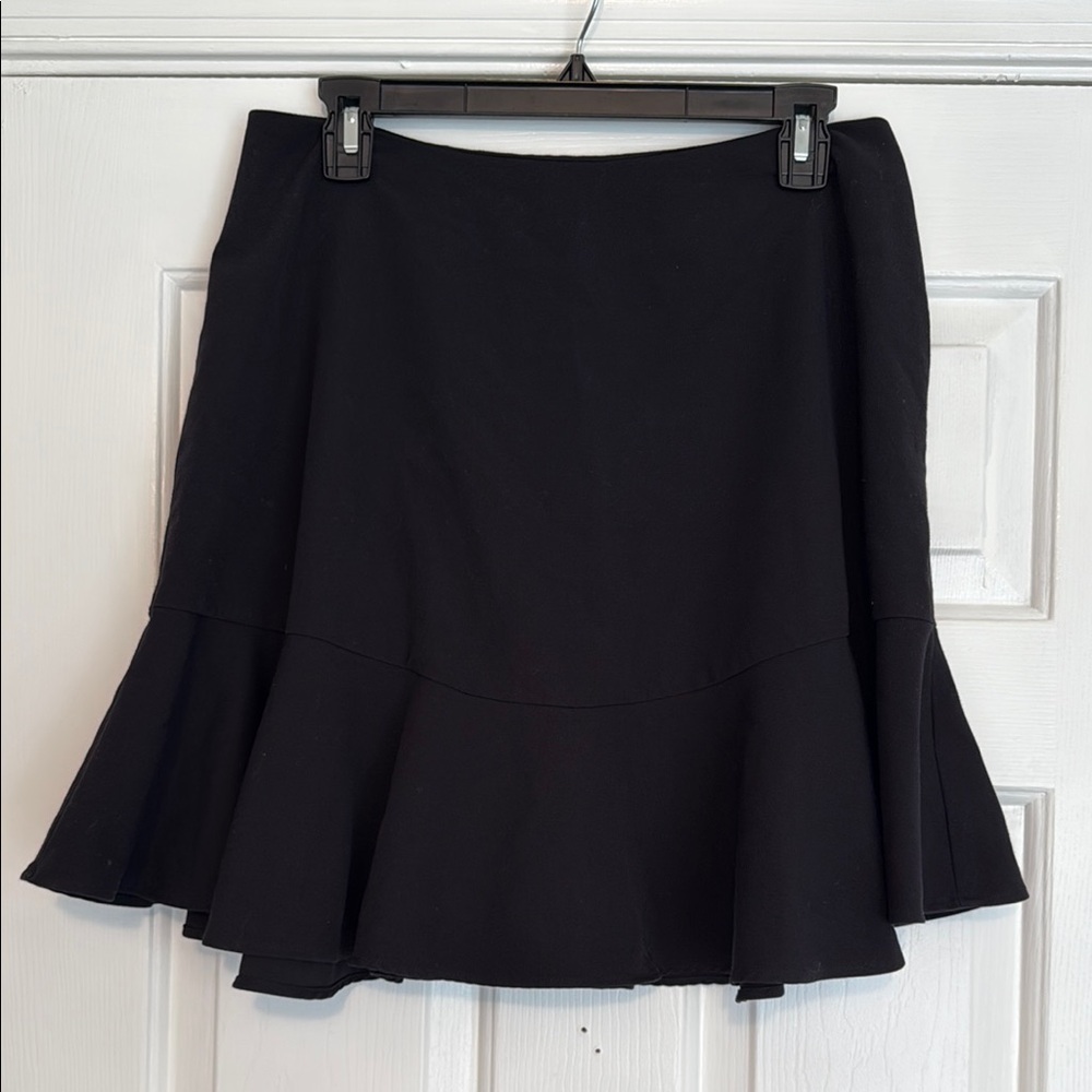 Worthington Black Knee-Length Fit and Flare Skirt